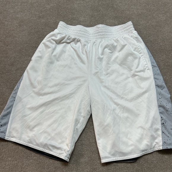 Air Jordan White and Gray Athletic Shorts - Picture 4 of 5